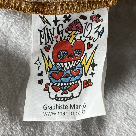 Graphiste Man.G Stylish High Low Side Split Mini Mustard Yellow Skirt - Picture 6 of 6